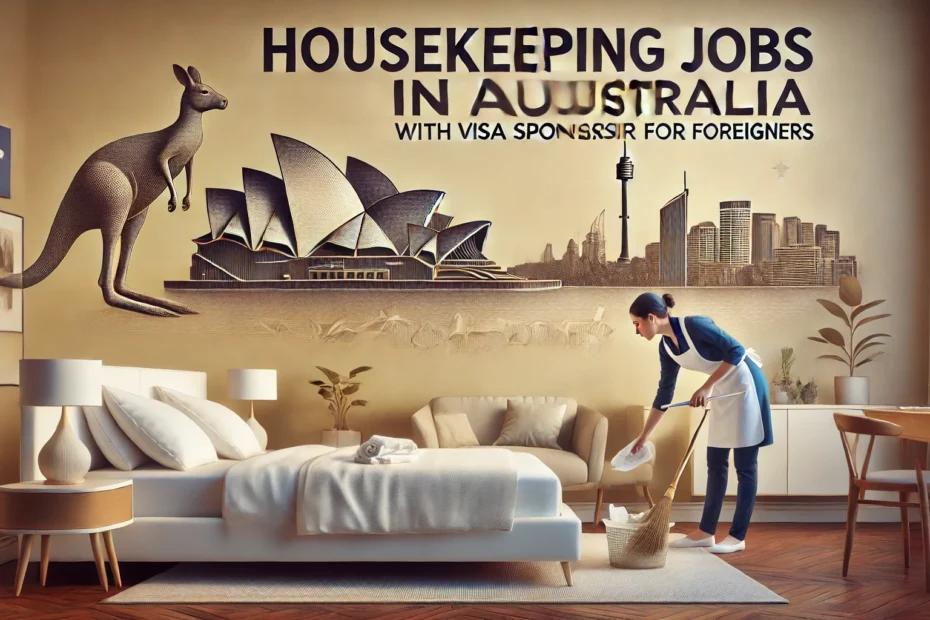 Housekeeping Jobs in Australia with Visa Sponsorship for Foreigners.